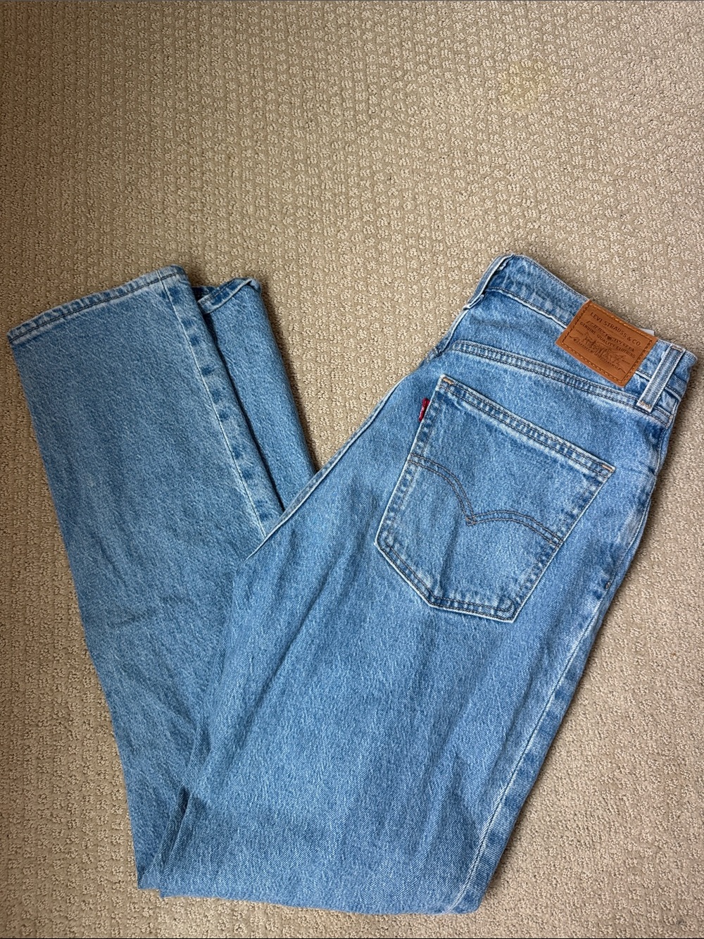 Levi's Light Blue Straight-Leg women’s Jeans